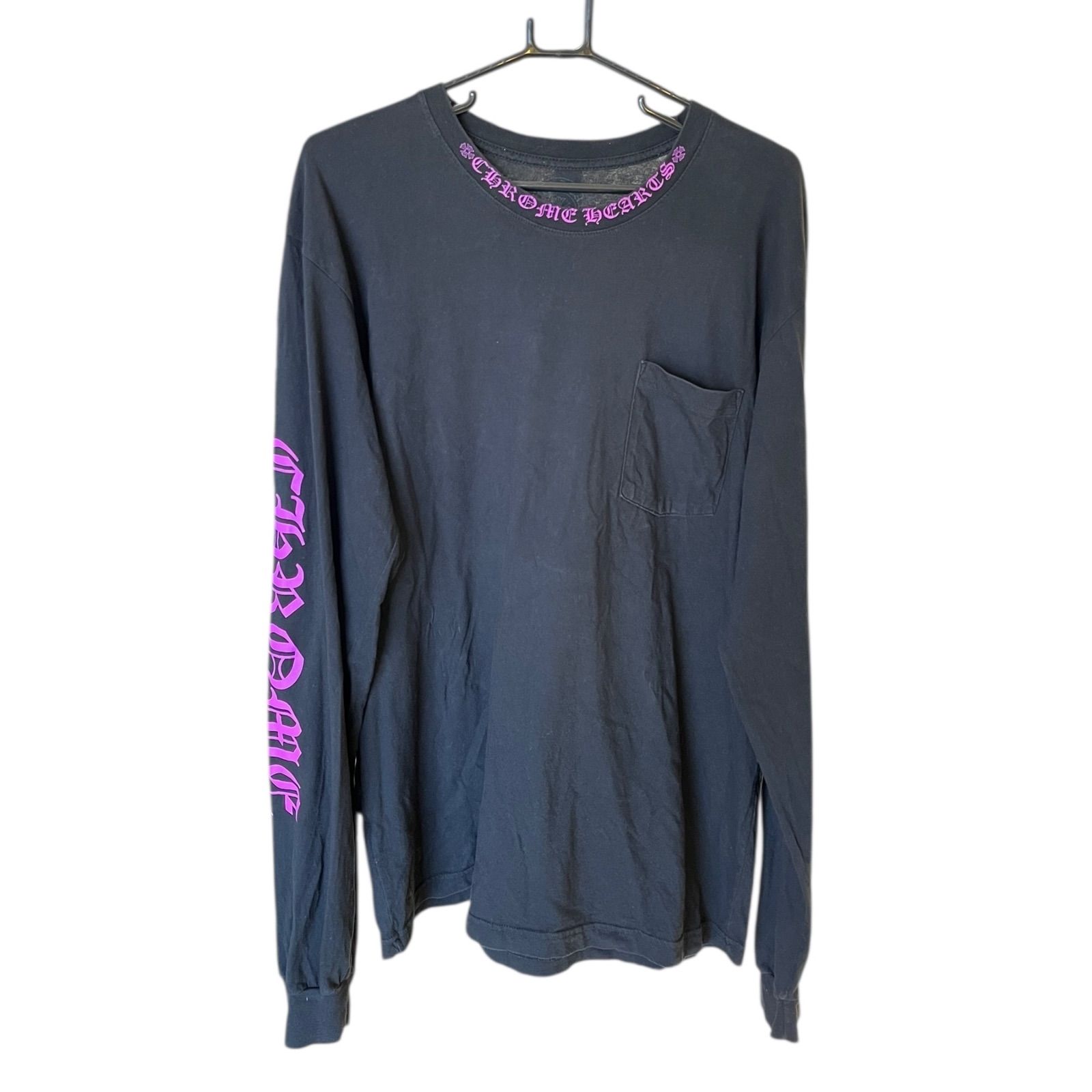 CHROME HEARTS クロムハーツ スクリプト ロングTシャツ XL