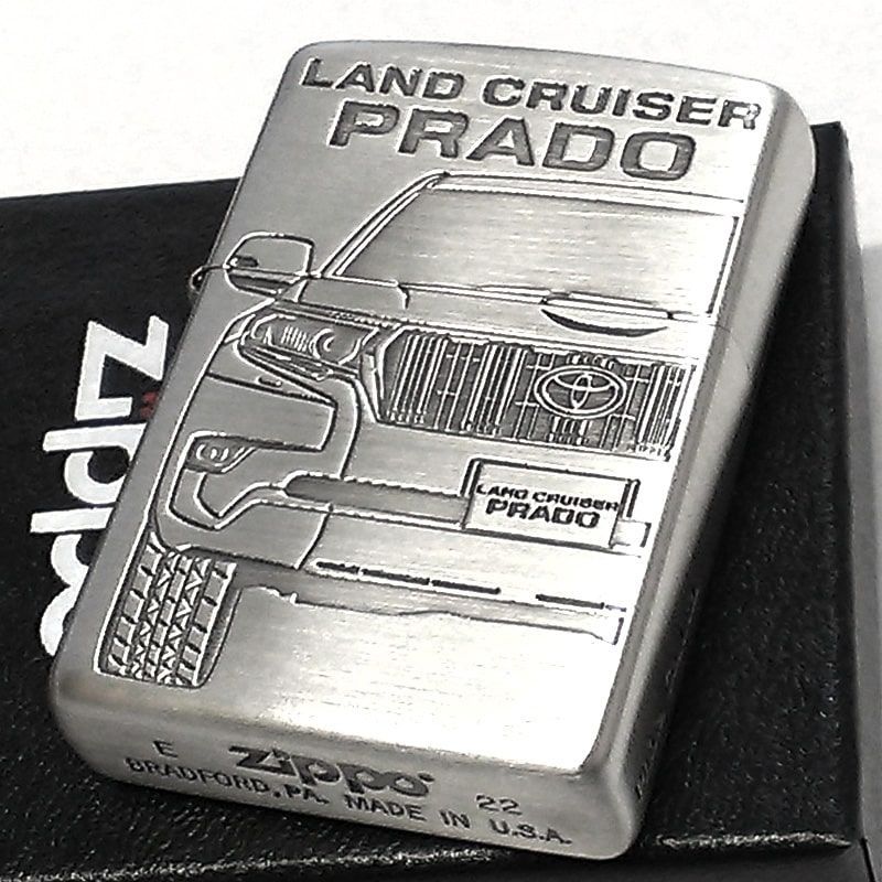 ZIPPO ライター トヨタ ランドクルーザー プラド ジッポ TOYOTA 全面