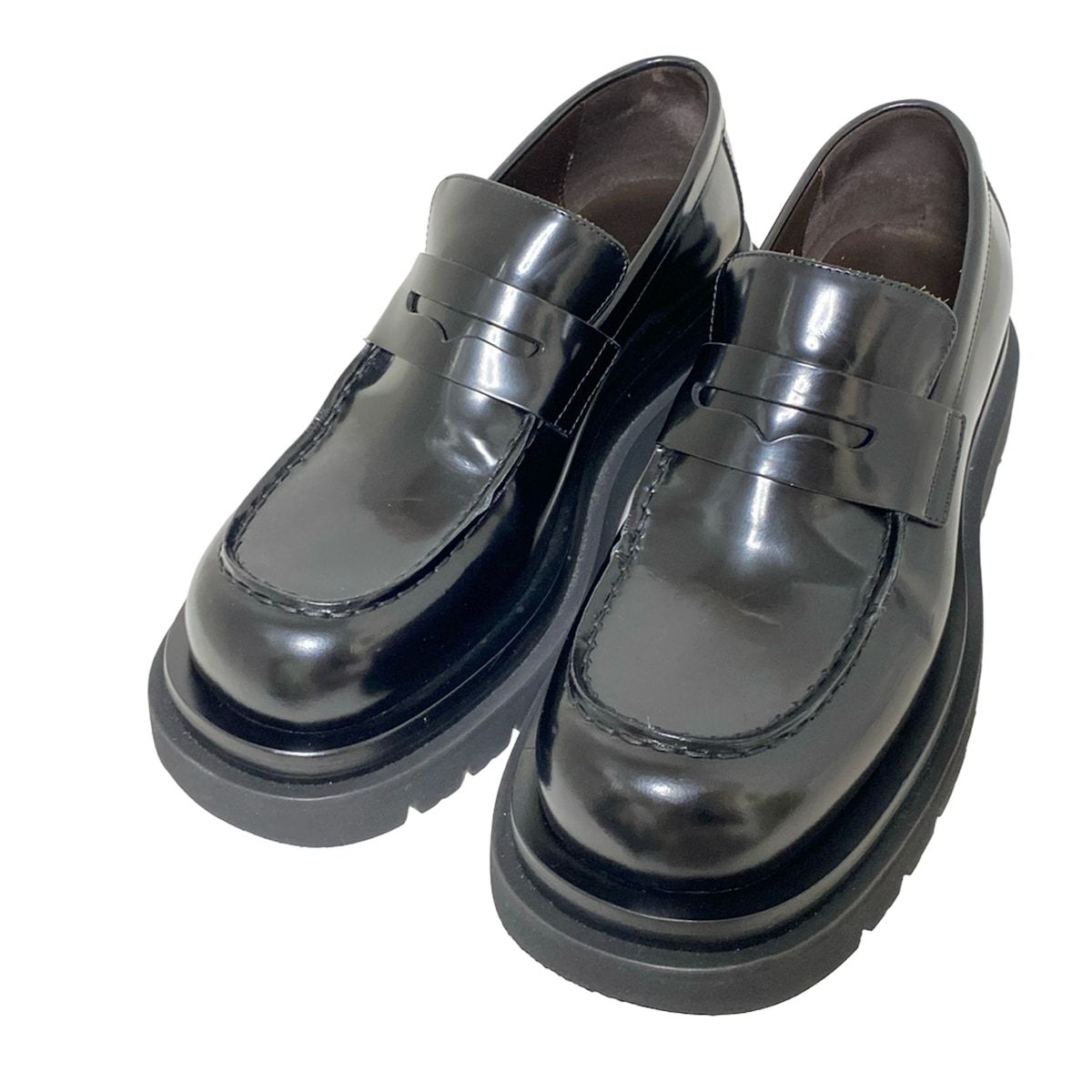 【美品】ボッテガヴェネタ BOTTEGA VENETA ローファ 日本サイズ25 BOTTEGA VENETA(ボッテガヴェネタ) ローファー