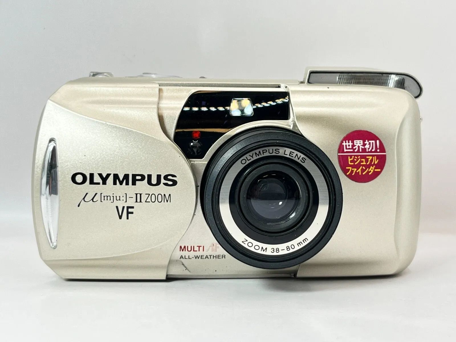 OLYMPUS オリンパス μ mju II ZOOM VF コンパクトフィルムカメラ パノラマ搭載 モデル B378