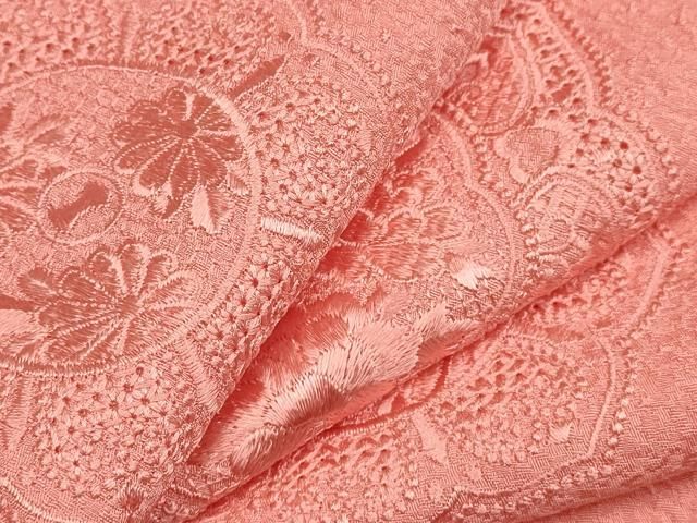 平和屋本店□極上 中国三大刺繍 スワトウ刺繍 汕頭刺繍 訪問着 松竹梅