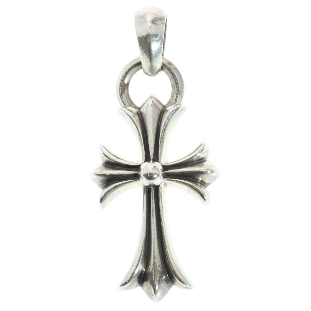 CHROME HEARTS クロムハーツ CH CRS SML W|BALE Wベイル スモールCHクロス ペンダントトップ シルバー BCA218