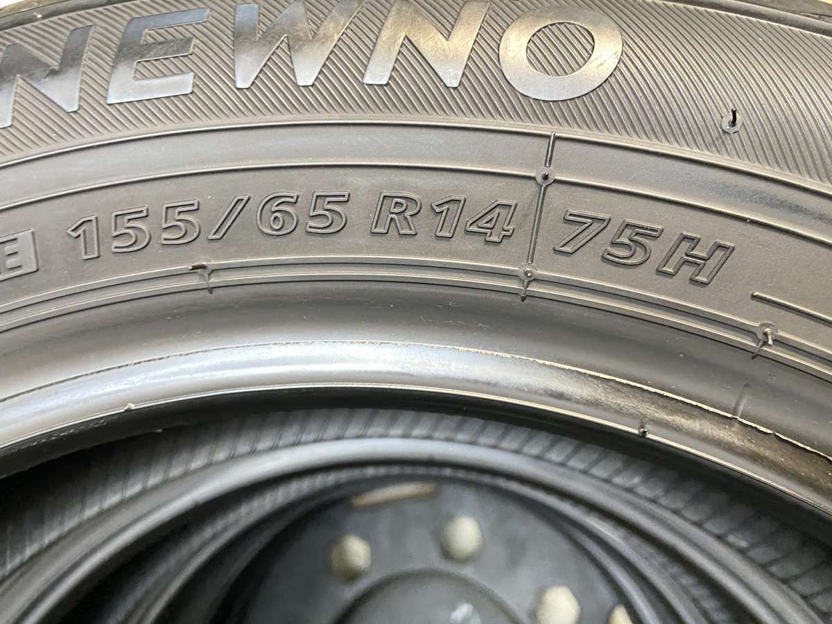 【品質は100％満足保証】 155 65R14 ブリヂストン NEWNO タイヤ サマータイヤ 4本セット s14250919051