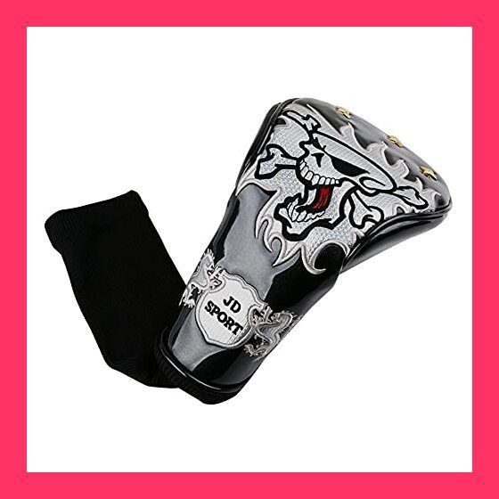 Funky!★キングスカル・ブラック★ドライバー他ヘッドカバー4セット新品☆ スタッフおすすめ！】ヘッドカバー スカルキングシリーズ