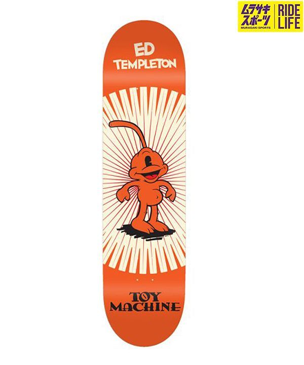 TOY MACHINE トイマシーン スケートボード デッキ 7.75inch TEMPLETON TOONS