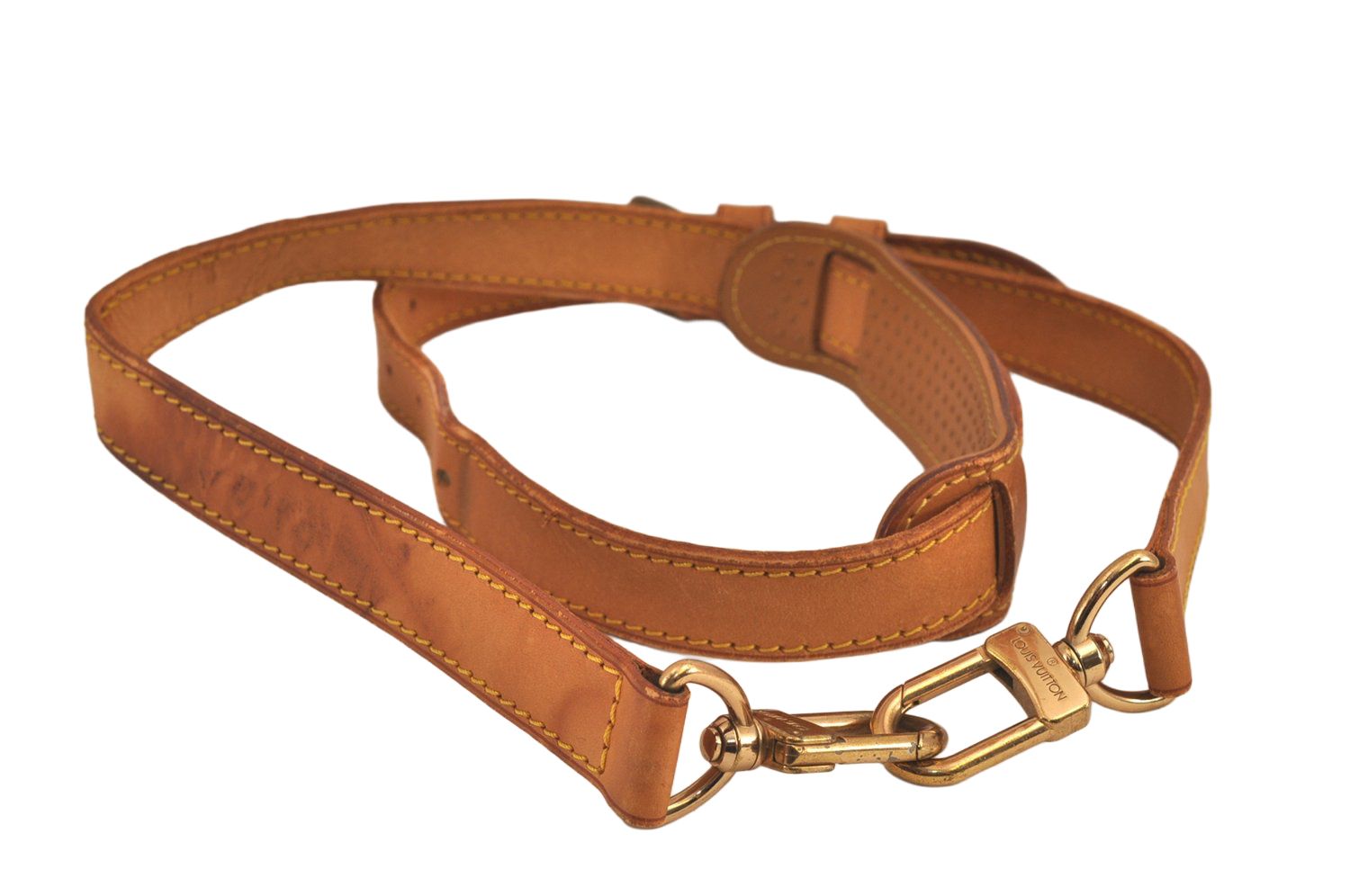 LOUIS VUITTON ルイヴィトン レザー ショルダーストラップ ベージュ 40.9-48 LV 6739M