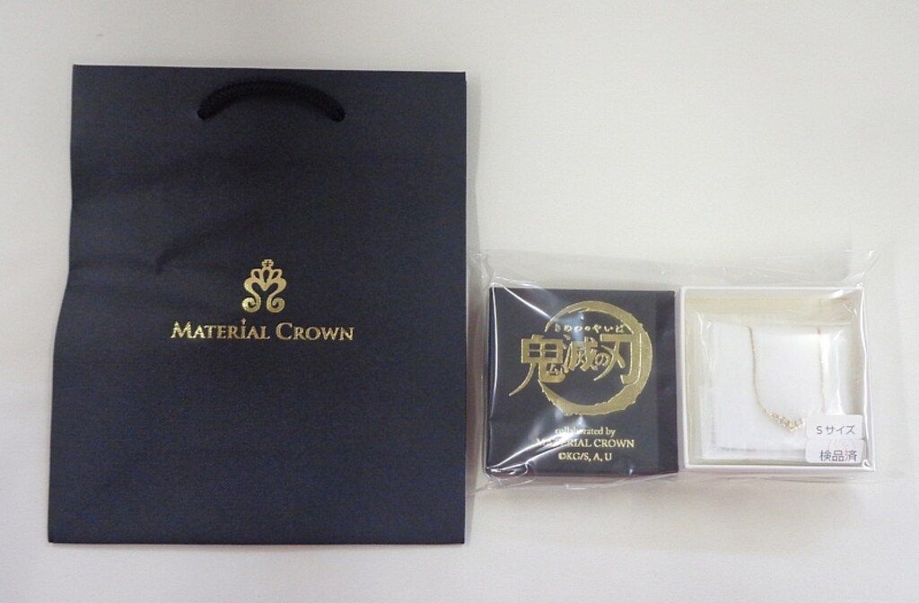 MATERIAL CROWN イメージネックレス 鬼滅の刃×MATERIAL CROWN 我妻善逸 S