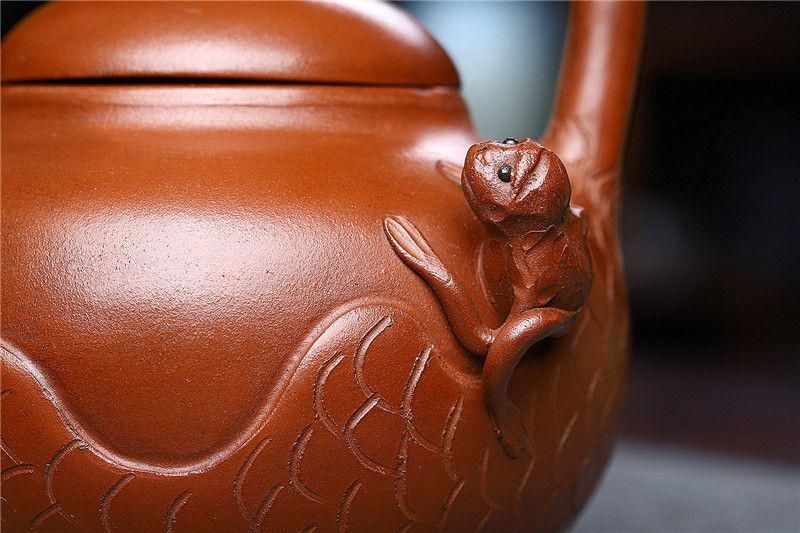 猿の壺紫砂壺 中国古美術 紫泥急須・茶壺・茶道具置物・古置物