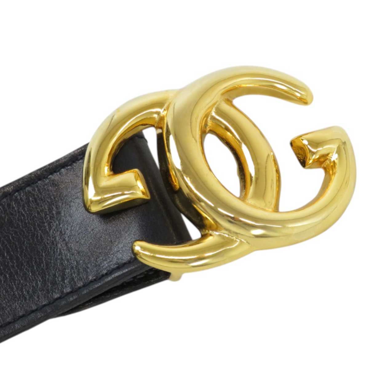 グッチ ヴィンテージ GGロゴ バックル ベルト 30MM 75 メタル