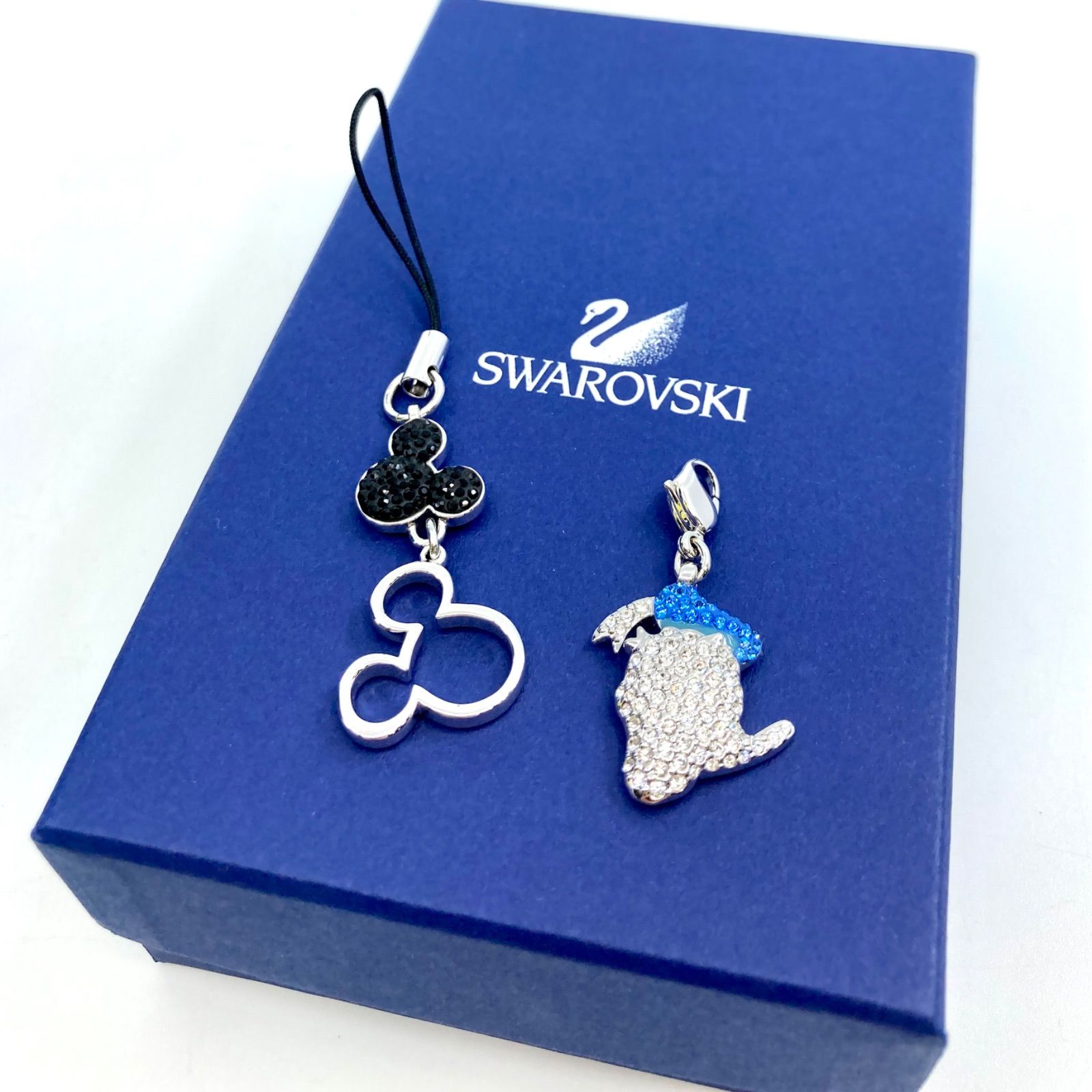 美品 SWAROVSKI スワロフスキー ディズニー ミッキー ドナルド 892135