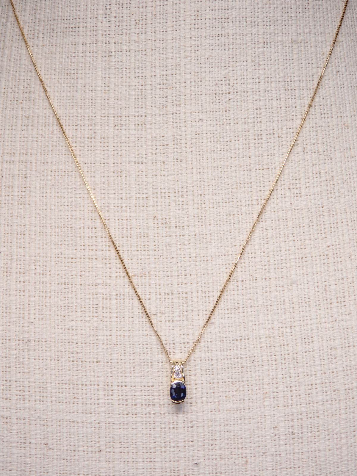 ブルーサファイア ペンダントトップ Z5967 0.448ct ゴールドK18
