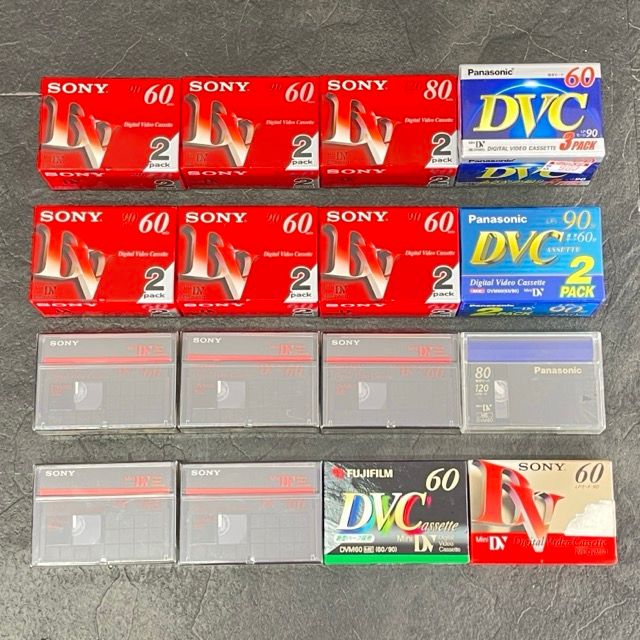 未開封 ミニ DVカセット 25点セット ソニー パナソニック 富士フィルム AY-DVM60V3 2DVM60R3 DVM60R 他 | 514322