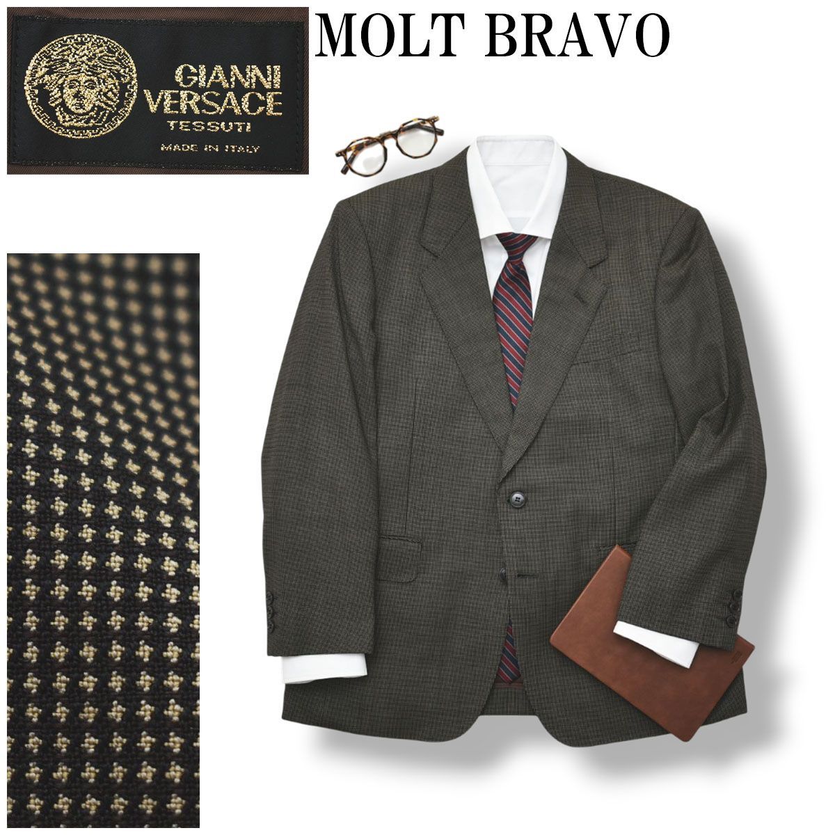 イタリア製生地 MOLT BRAVO モルトブラボー Gianni Versace