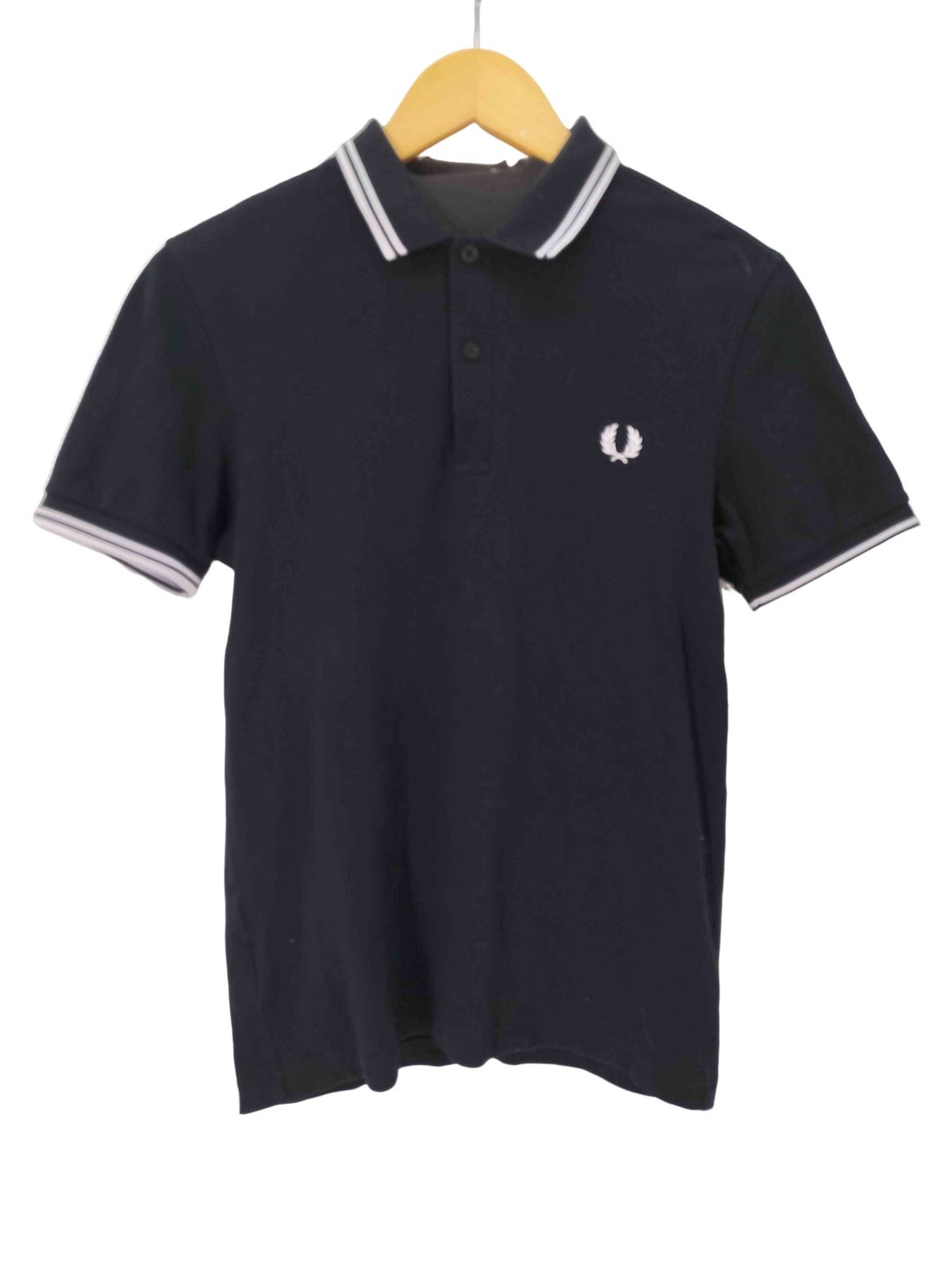 FRED PERRY ロゴ刺繍ポロシャツ　休日値下げ❣️ フレッドペリー FRED PERRY S/S 刺繍ロゴ ポロシャツ メンズ