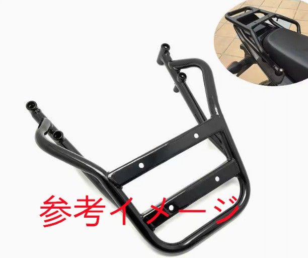 Honda用 CB400SF REVO NC42 CB400SB 2014-2020 リアキャリア - 45L リアボックス 黒銀 FFCRYSTALESIA_COM