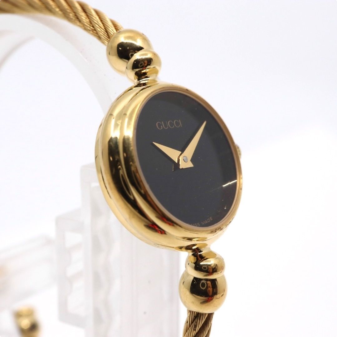 ブラック文字盤 アナログ