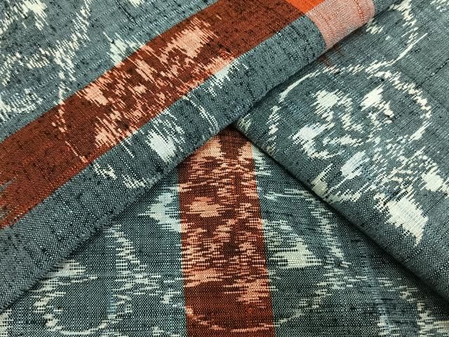 平和屋着物▽上質な紬　単衣　草花文　正絹　逸品　AAAW1494fy 平和屋着物▽上質な紬 単衣 草花文 正絹 逸品 AAAW1494fy - メルカリ