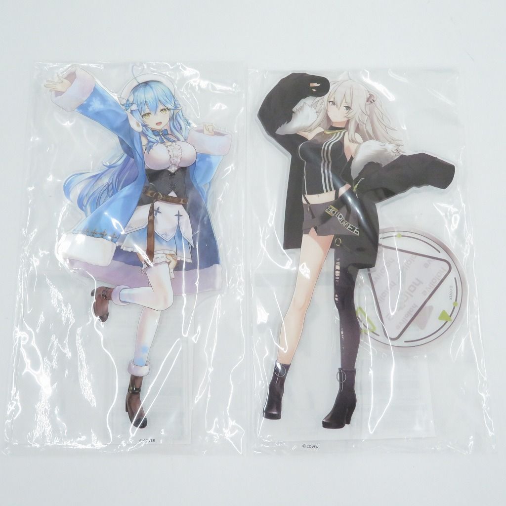 【メーカー直送】 瀬戸店】ホロライブ 3Dアクリルスタンド 獅白ぼたん・雪花ラミィ キーホルダー・アクリルキーホルダー