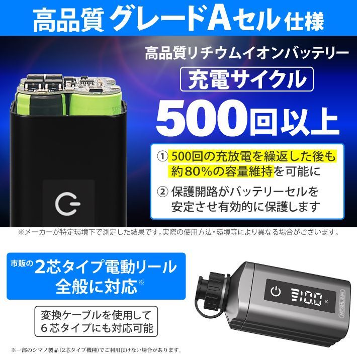 ヘマジュン 電動リール用バッテリー