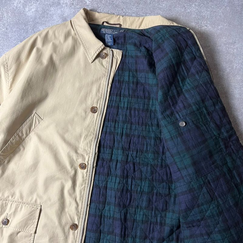 90s POLO RALPH LAUREN 中綿 ライナー付き ハンティング