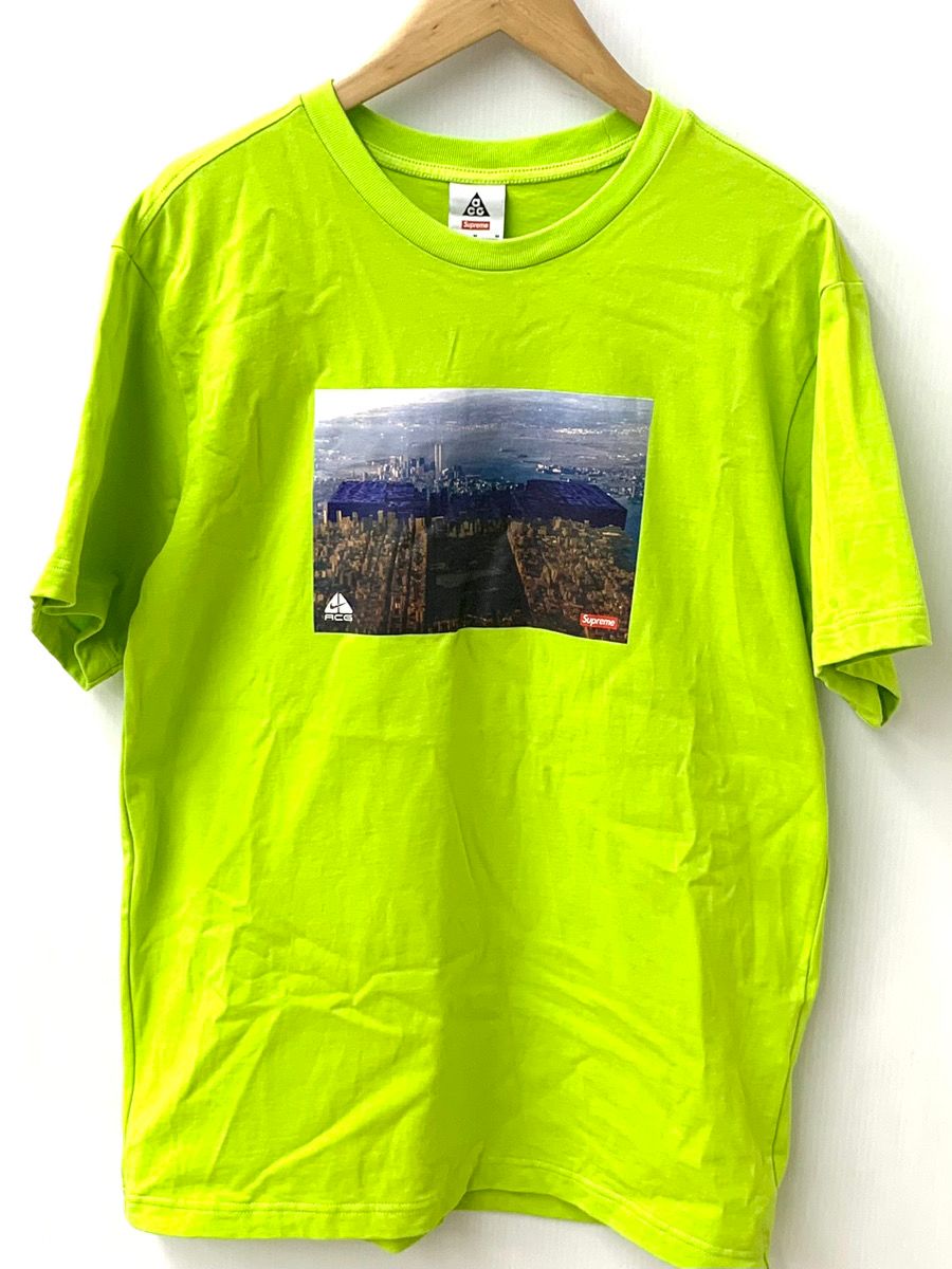 シュプリーム SUPREME 22FW Supreme Nike ACG Grid Tee  SP220811SAA Tシャツ ロゴ イエロー Mサイズ 201MT-1956