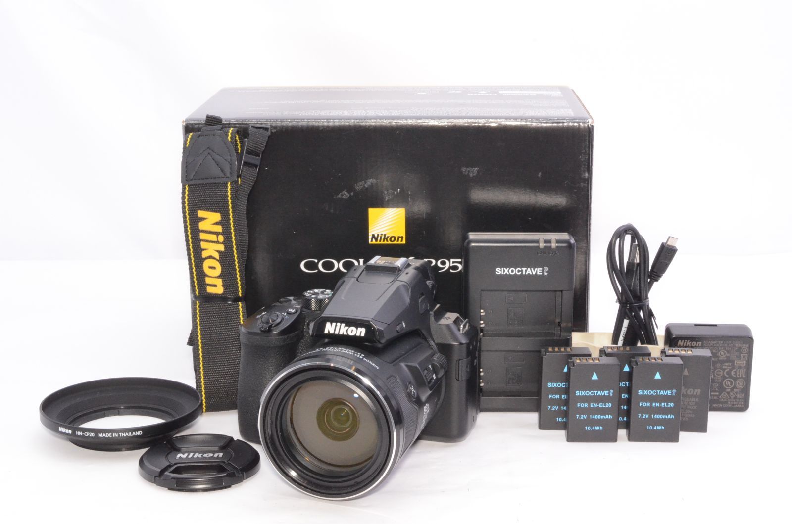 Nikon COOLPIX P950 バッテリー5個付き ニコン クールピクス 超望遠2000mm相当 光学83倍ズーム