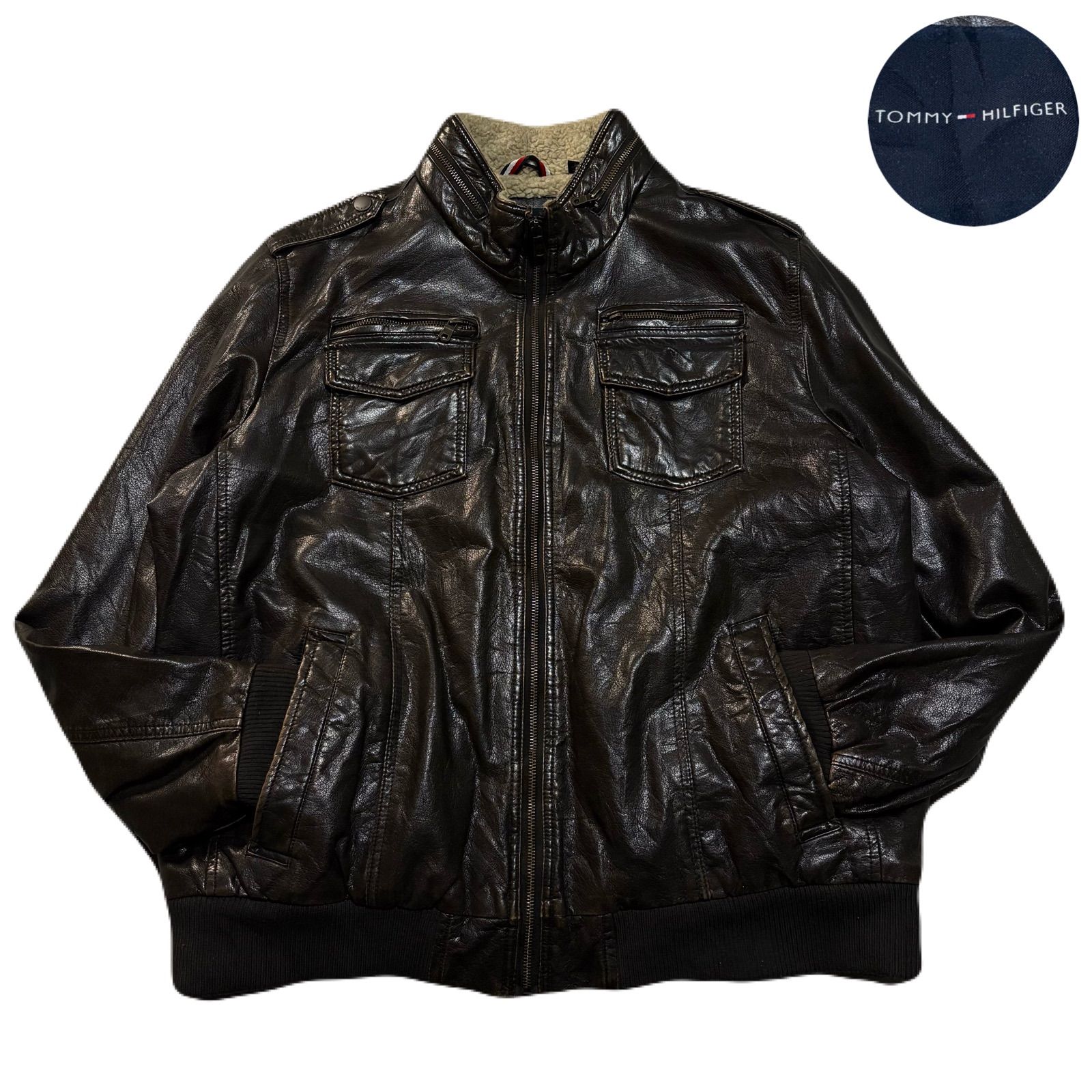 TommyHilfiger トミーヒルフィガー LeatherJacket レザージャケット 