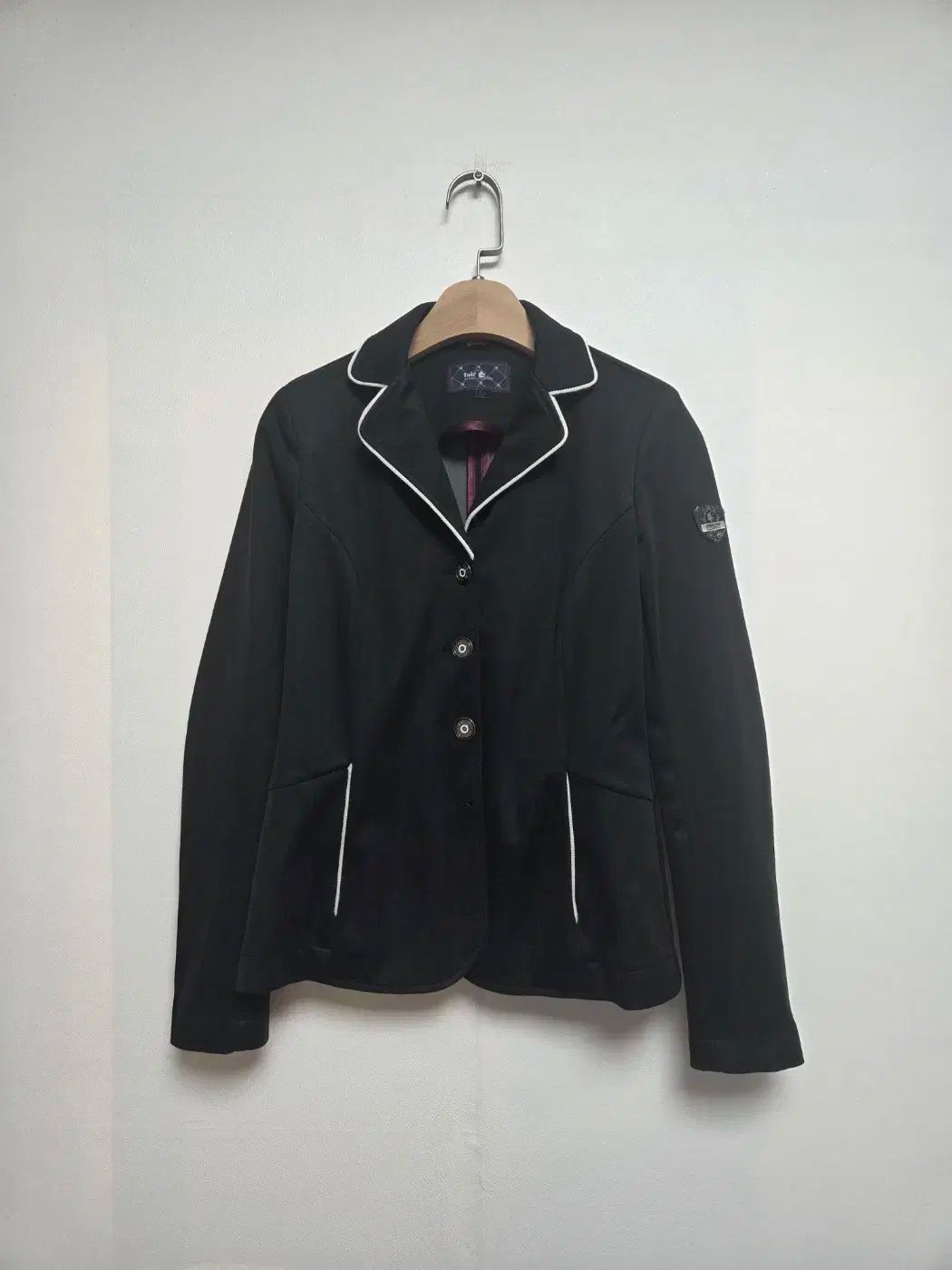 フェアプレイ U 少年 リネンジャケット ブラック 164