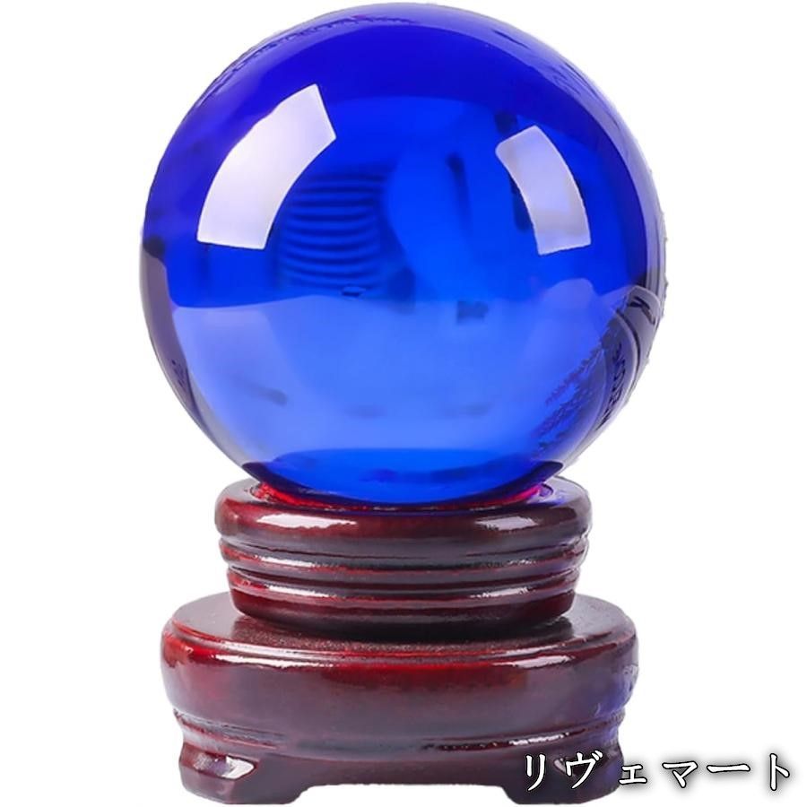 水晶玉 木製スタンド付き 直径10cm 重さ1.41kg 水晶玉 木製スタンド付き 直径10cm 重さ1.41kg