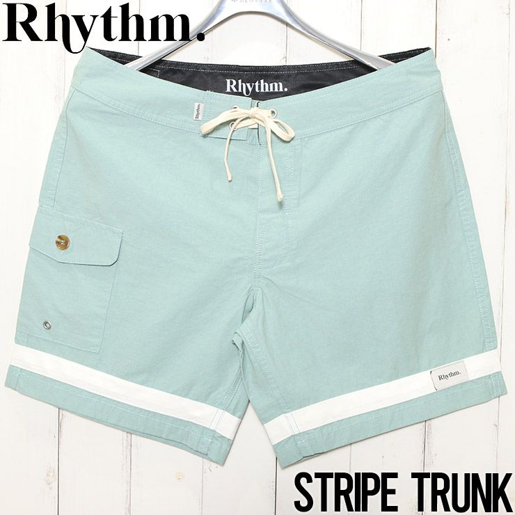 【送料無料】ボードショーツ ハーフパンツ ショーツ Rhythm リズム STRIPE TRUNK 0122M-TR03