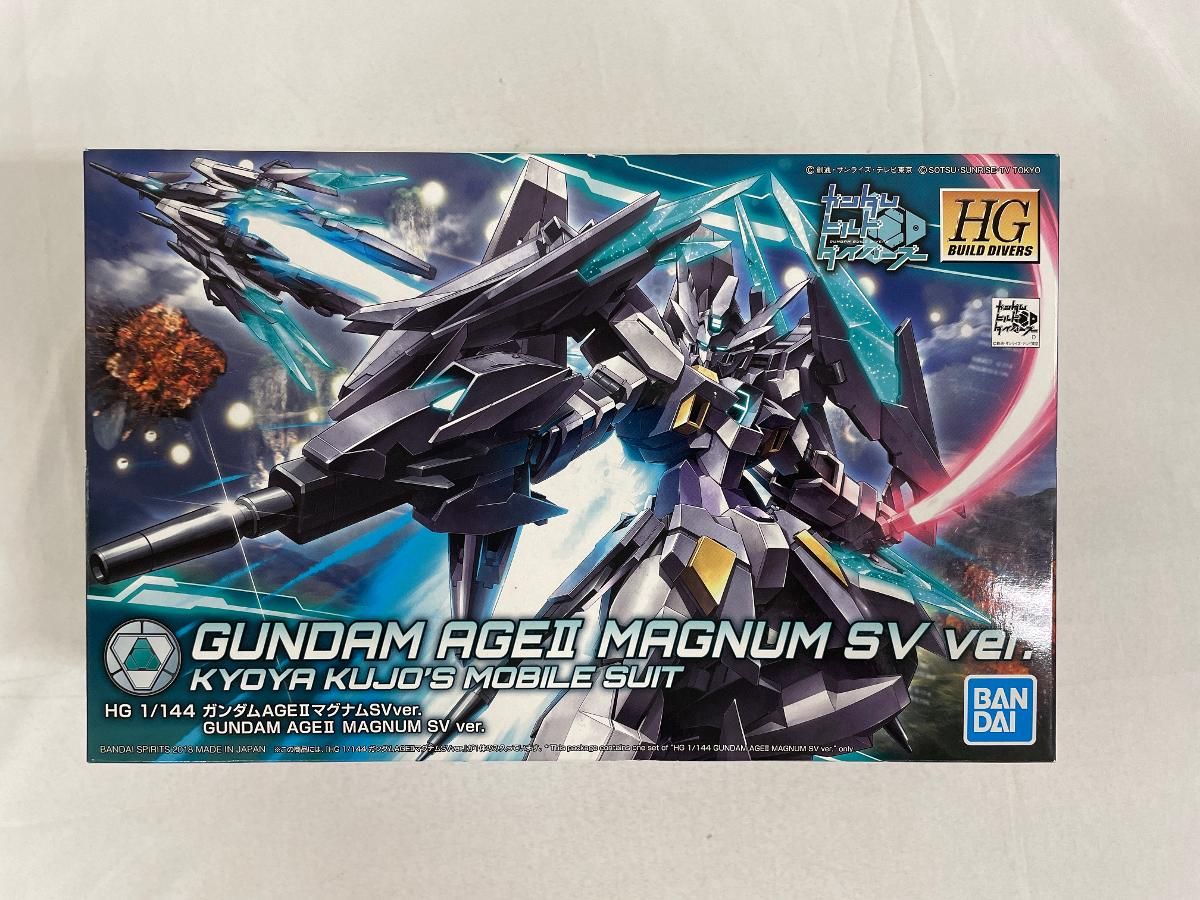 【未開封】HGBD ガンダムビルドダイバーズ ガンダムAGEIIマグナムSVver. 1/144スケール 色分け済みプラモデル