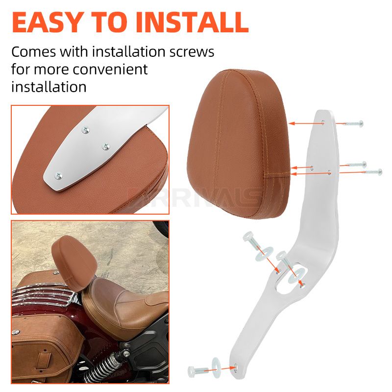 バイク ドライバーシートバックレスト ライダーバッククッション