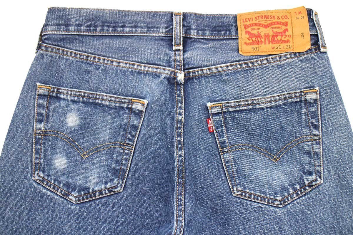 メキシコ製 Levi'sリーバイス 501 デニムパンツ w30 L30★SDP2976 ジーンズ ストレート