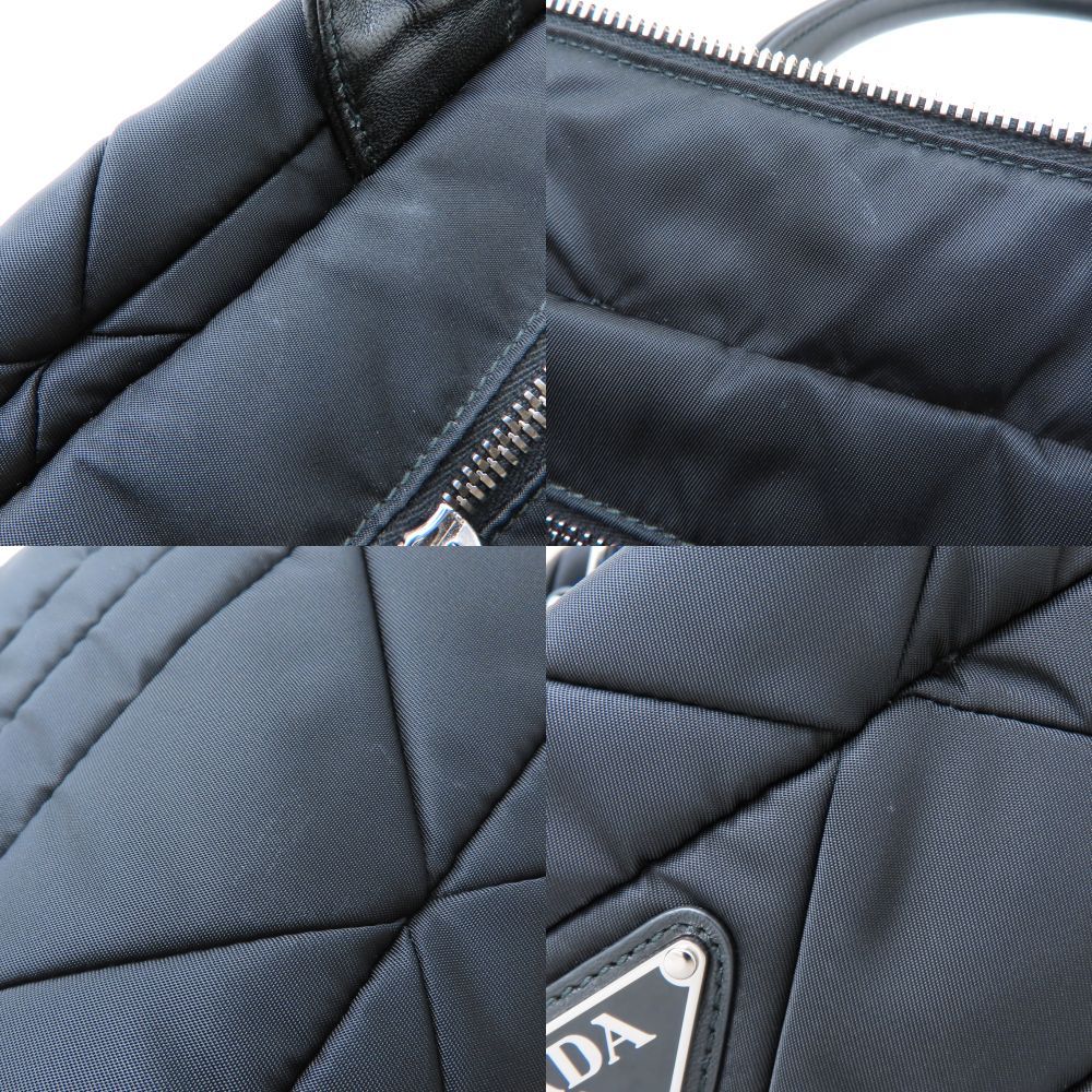 ナイロンxレザー ブラック