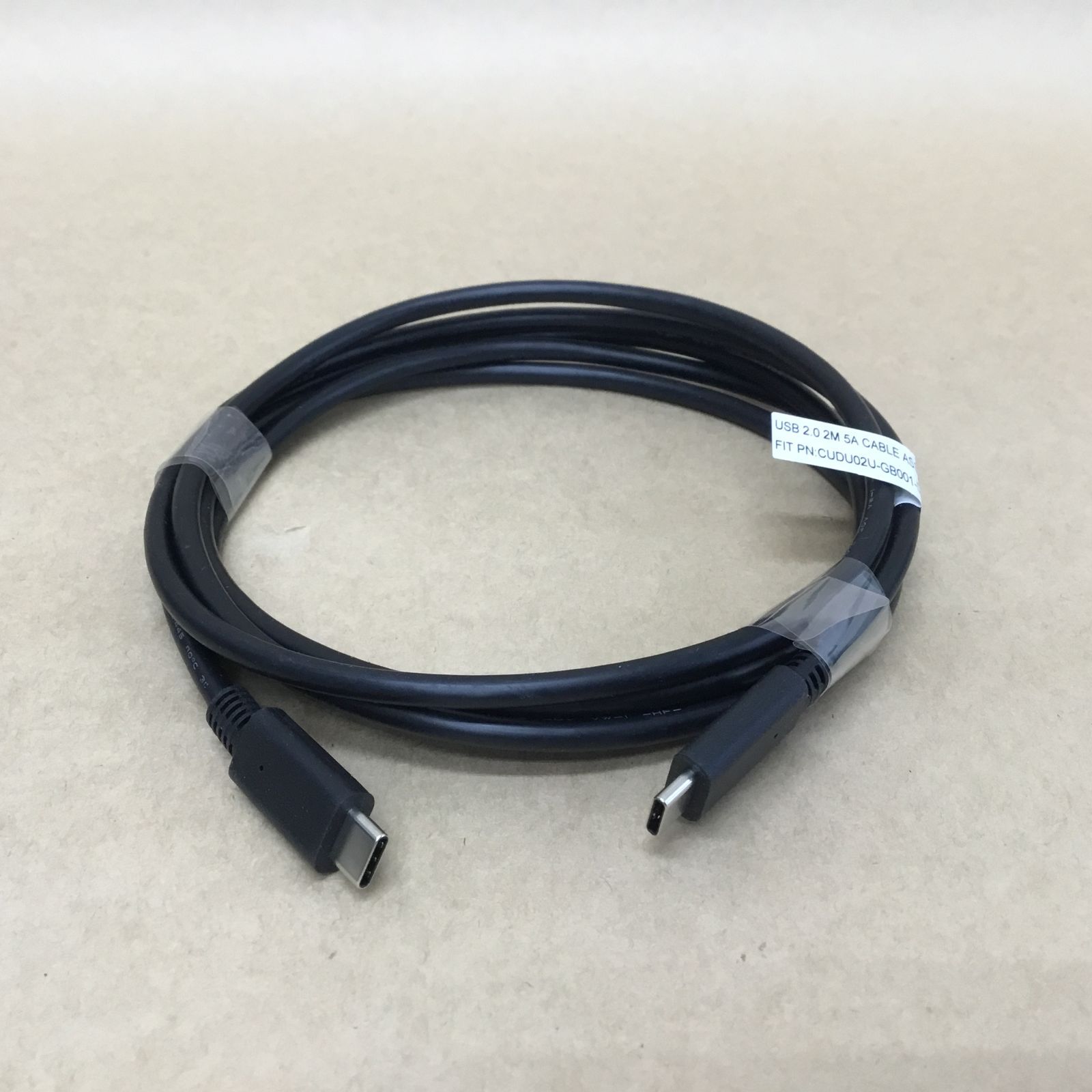 100本セット FOXCONN USB-C to USB-Cケーブル CUDU02U-GB001-DF 30V|5A 2m iPhone15|16 MacBookPro Xperia Galaxy等