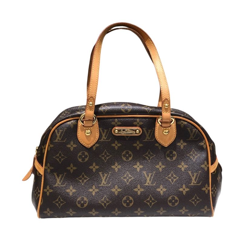 ルイ ヴィトン LOUIS VUITTON モントルグイユＧＭ Ｍ95566 ブラウン PVC レディース ショルダーバッグ