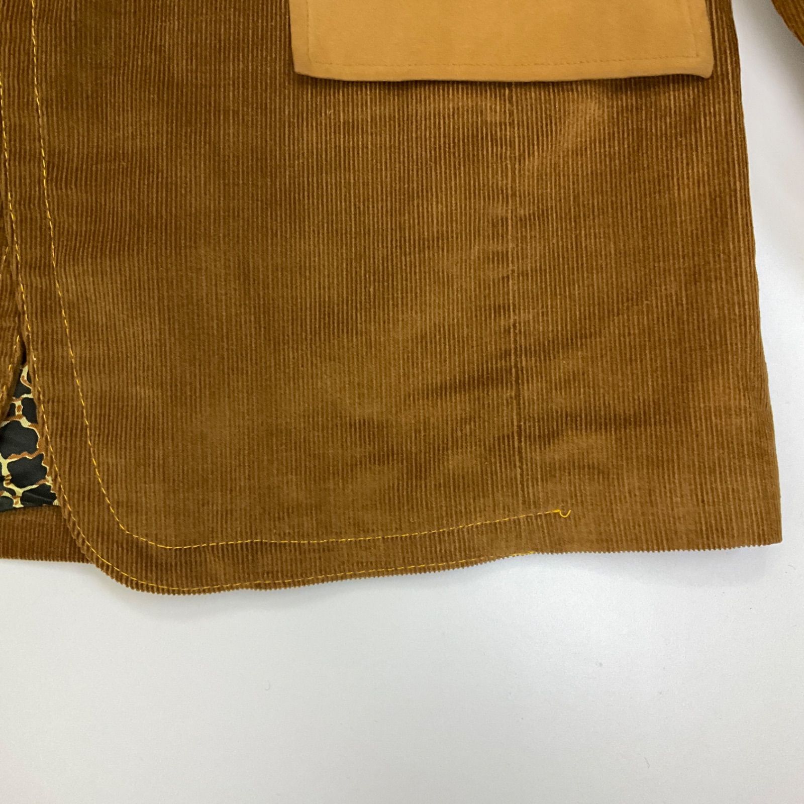 70s~80s コーデュロイ　テーラードジャケット　ブラウン　サイズL相当 2ea6ea245c35b55b4dba40d8e25101