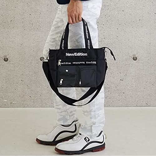 1083.ラウンドバッグ ブラック ゴルフ メンズ レディース つも