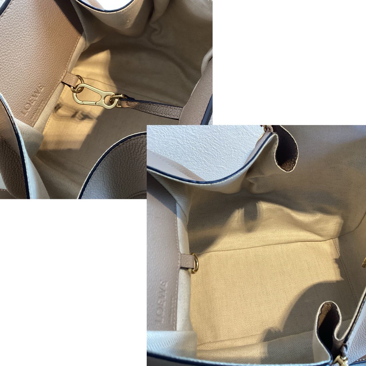 美品】LOEWE ハンモックバッグ スモール サンド 3WAY - メルカリ