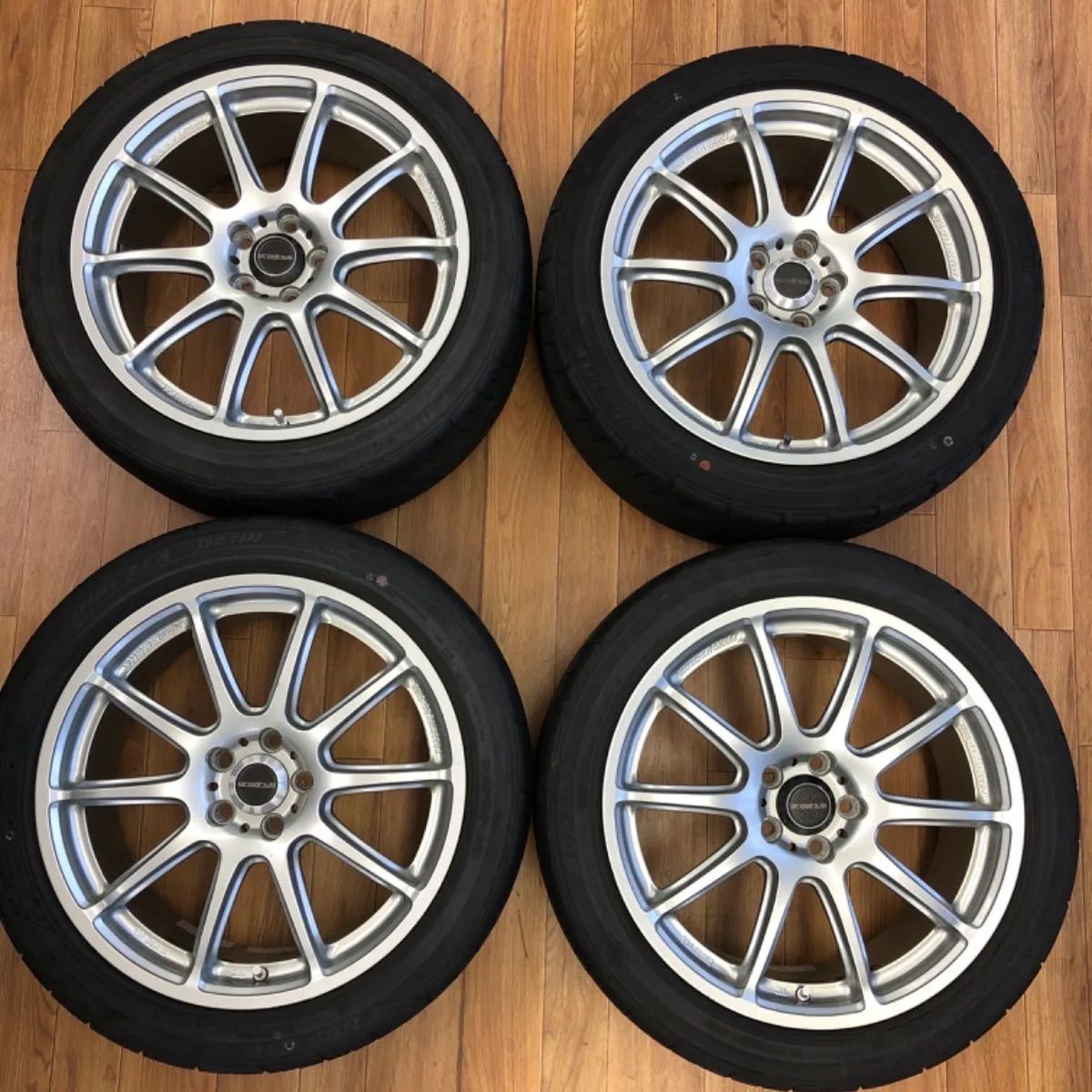 215/45R17 PCD100 prodrive 鍛造 17インチ 7.5J 100 +48 インプレッサ 