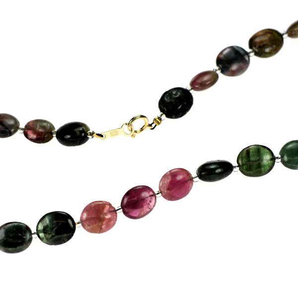 K18YG トルマリン ネックレス マルチカラー gold tourmaline