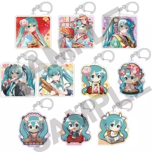 初音ミク アクリルキーホルダー セット 楽天市場】『初音ミク＆ピアプロキャラクターズ』 アクリル