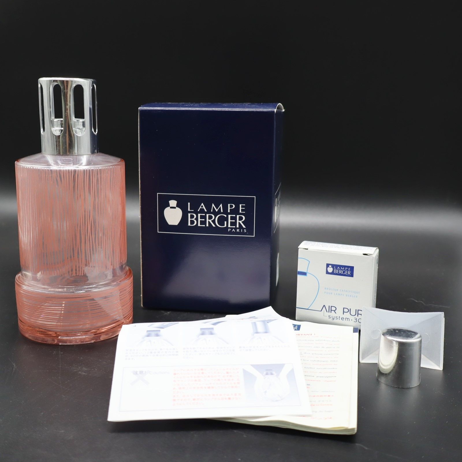 正規品・新品｜アロマランプ｜ランプベルジェ　LAMPE BERGER  ｜漏斗 芯付き スタートセット TUBE　ROSEP1989