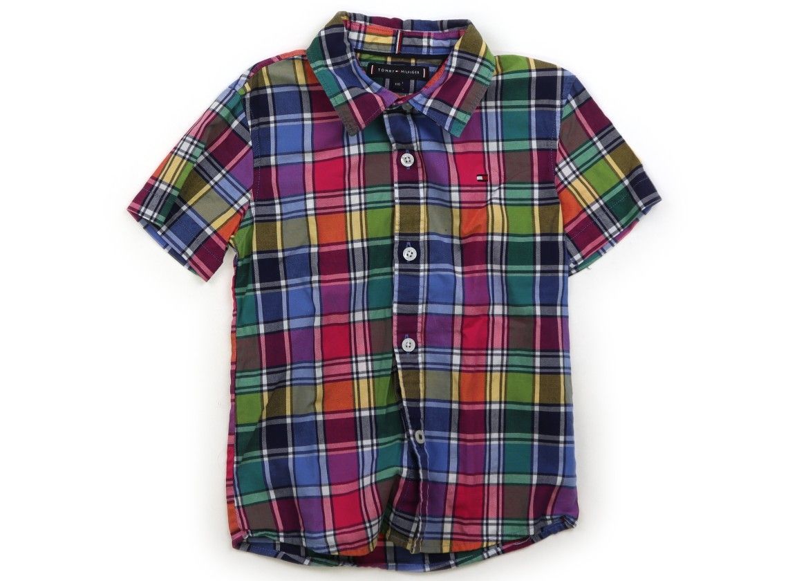 【ペネロペ】トミーヒルフィガー スーツセット シャツ 110 ネイビー トミー ヒルフィガー TOMMY HILFIGER バーティカルストライプ