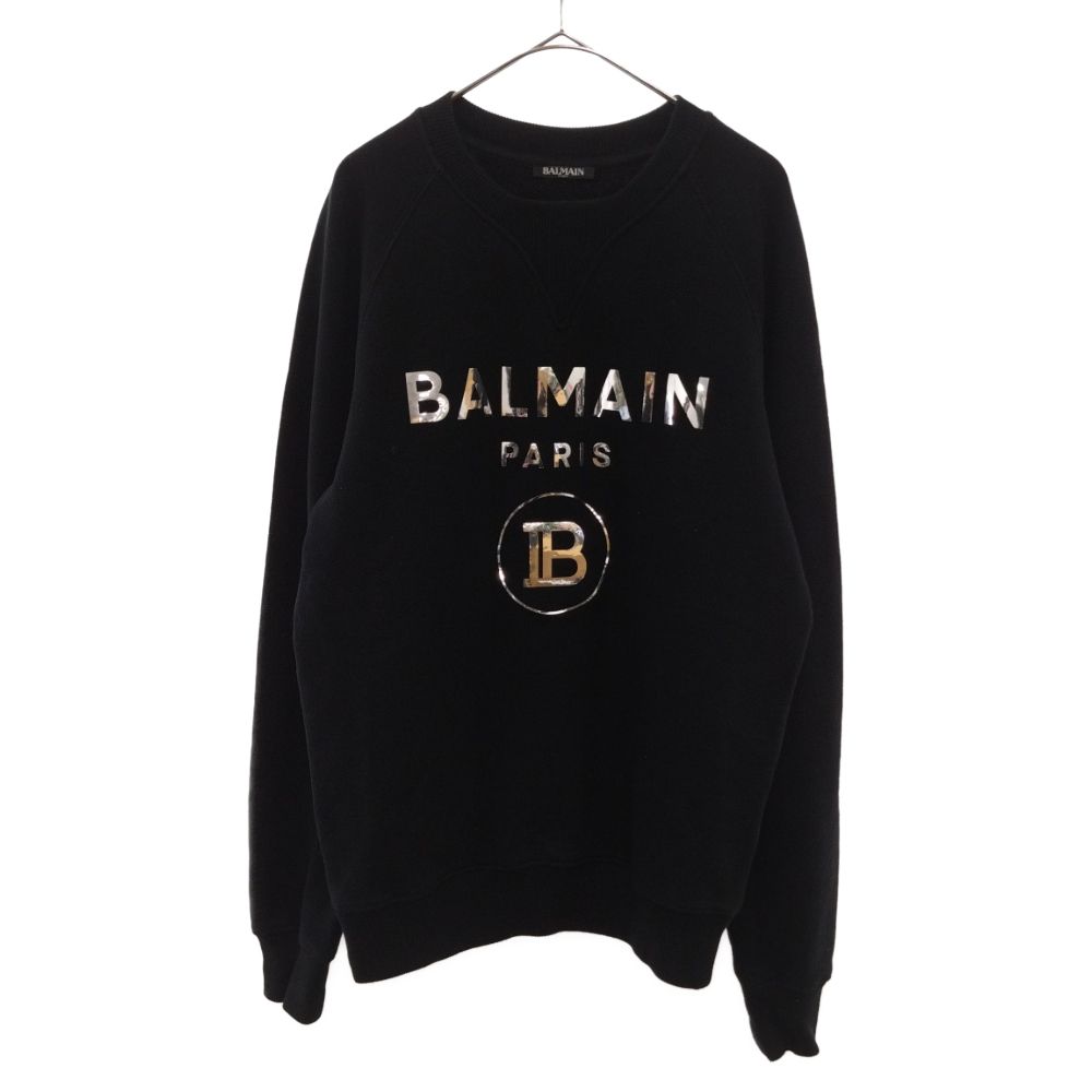 【大人気】BALMAIN ブラックトレーナー 楽天市場】バルマン BALMAIN メンズ スウェット トレーナー