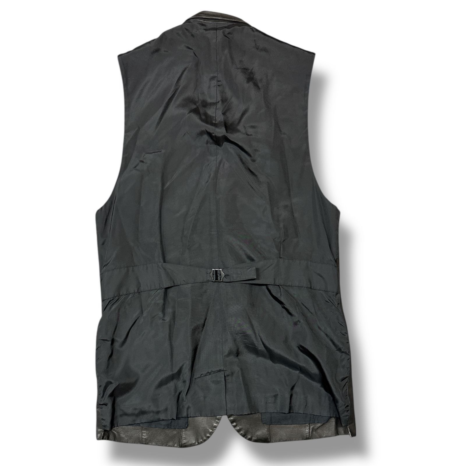 Yohji Yamamoto POUR HOMME 19SS レザーベスト ジレ ヨウジ