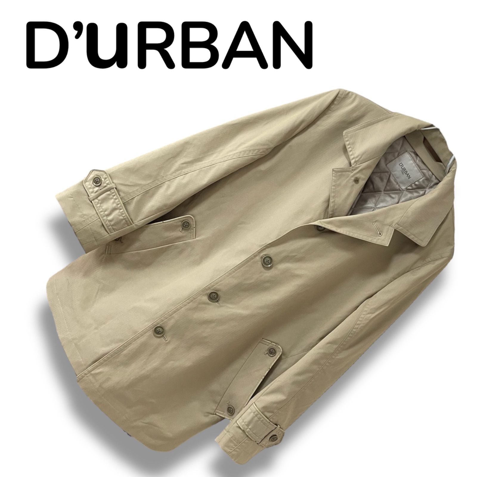 コート ベージュ D'URBAN ダーバン メンズ Lサイズ アウター D