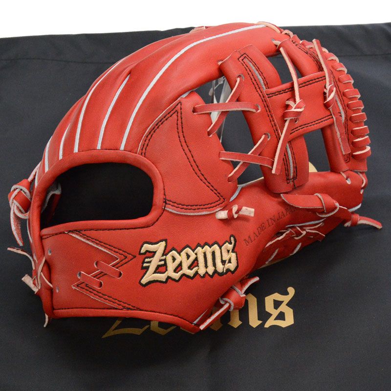 ジームス Zeems 硬式グラブ ユースモデル 内野手用 ZEEMS型ロゴ