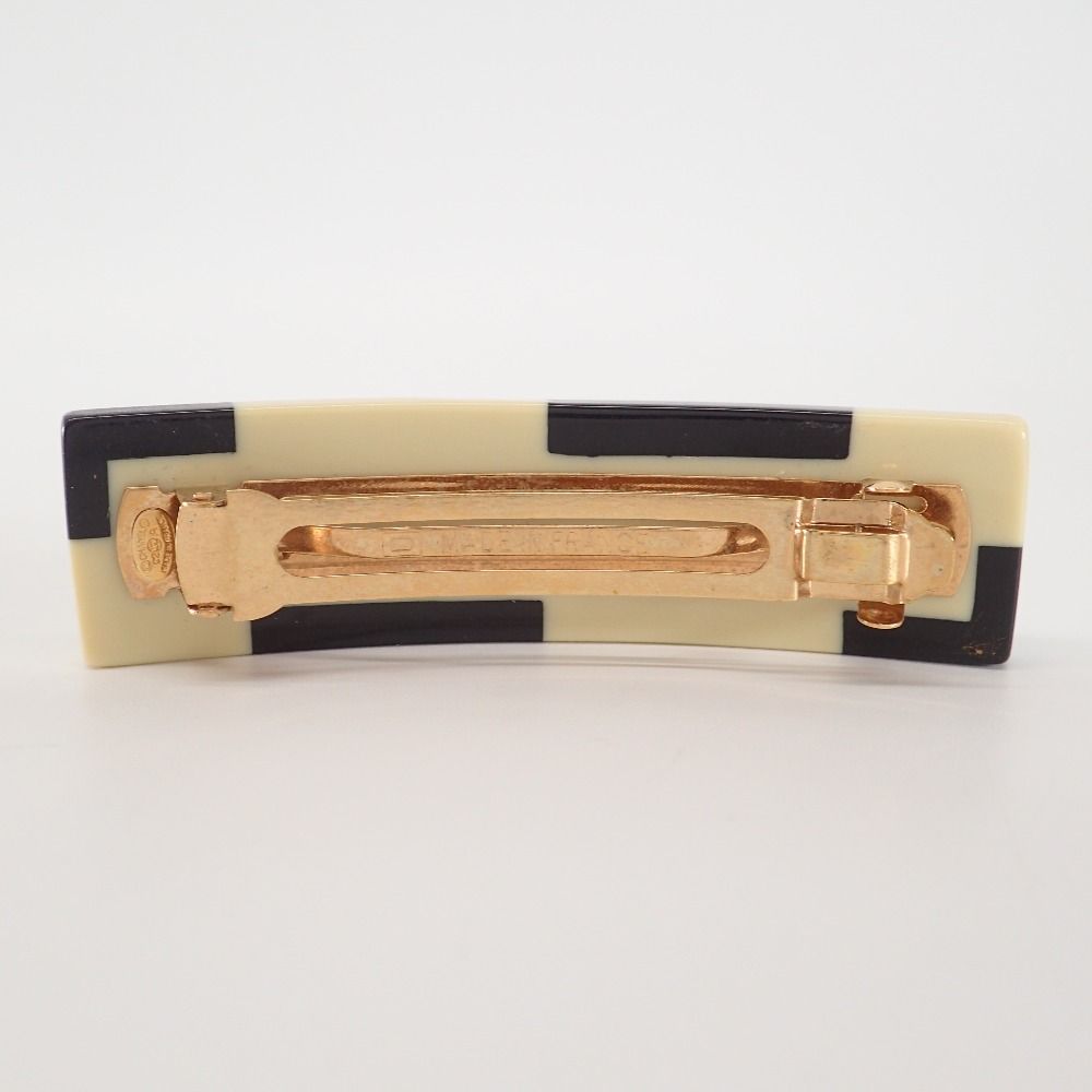 シャネル　バレッタ　格子柄 シャネルバレッタ格子柄