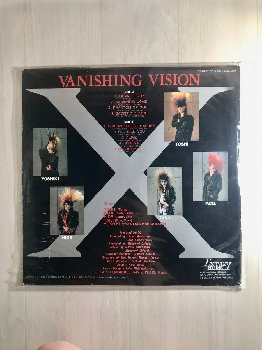 エックス・ジャパン Vanishing Vision LP - メルカリ